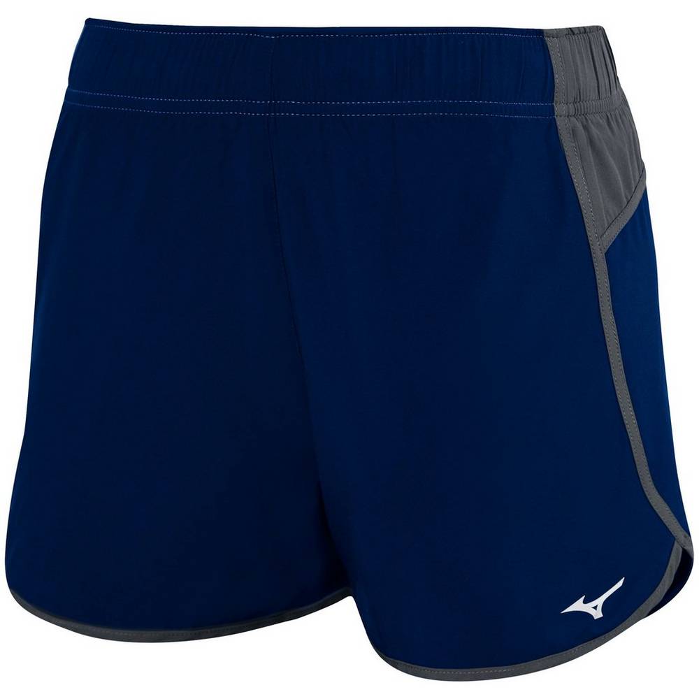 Womens Mizuno Atlanta Cover Up Volleyball Shorts Navy/Grey Philippines (VSYTJR528)